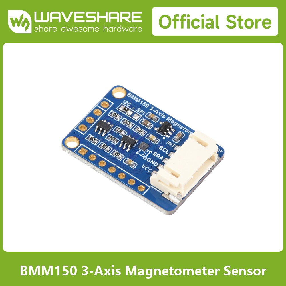 Compass Lensatic - Waveshare BMM150 3축 자력계 센서, 디지털