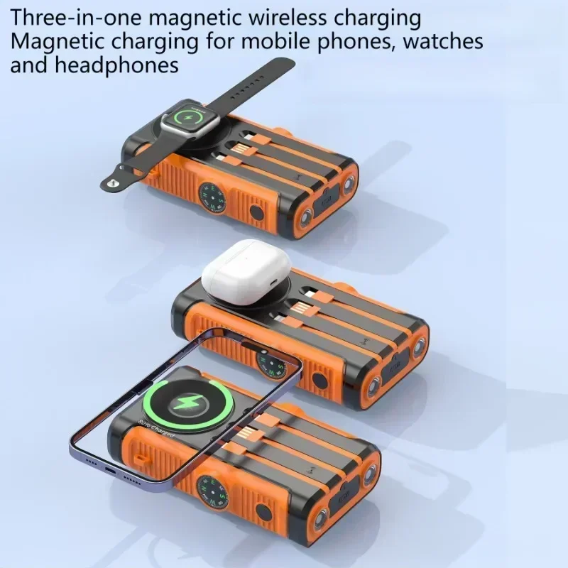 50000mAh 태양광 충전식 보조 배터리, 22.5W - Solar Emergency Charger 리뷰 및 가격
