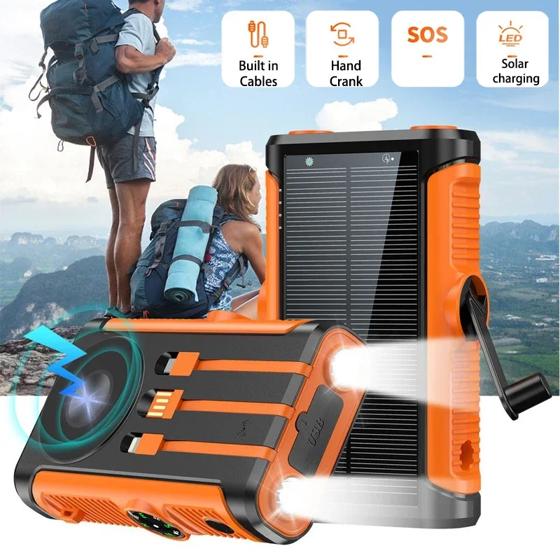 50000mAh 태양광 충전식 보조 배터리, 22.5W - Solar Emergency Charger 리뷰 및 가격