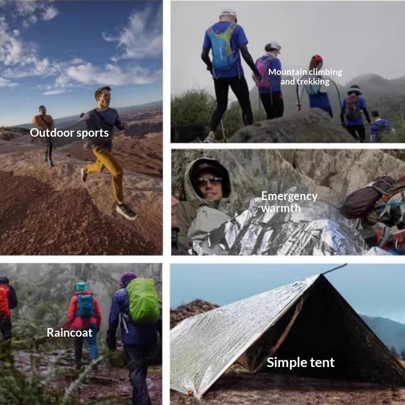 비상용 보온 담요 5개 세트, 차량 비상 키트 및 야외 - Survival Blanket Reflective 리뷰 및 가격