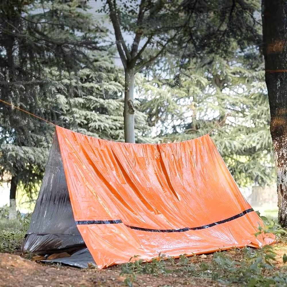 야외 생존용 침낭, 보온 담요, 방수 PE 소재, 캠핑 - Bivy Bag Emergency 리뷰 및 가격